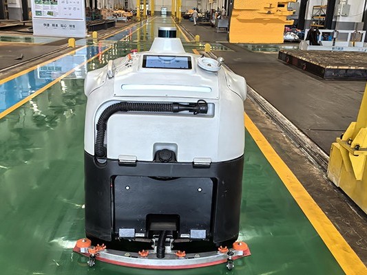 坦力工業(yè)洗地機(jī)器人：解決車站人流大，清潔不及時引發(fā)的安全危機(jī)